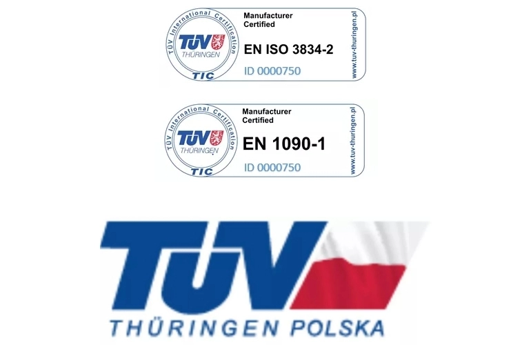 certyfikaty TUV